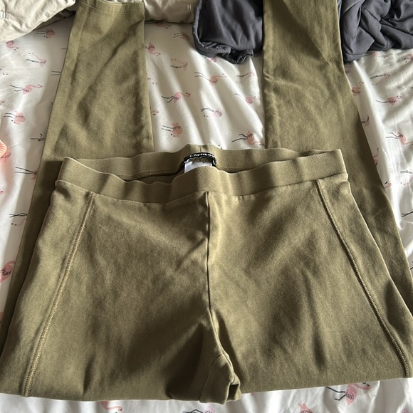 Express Khaki Green Leggings - Medium - Picture 2 of 5